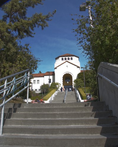 stairway to building